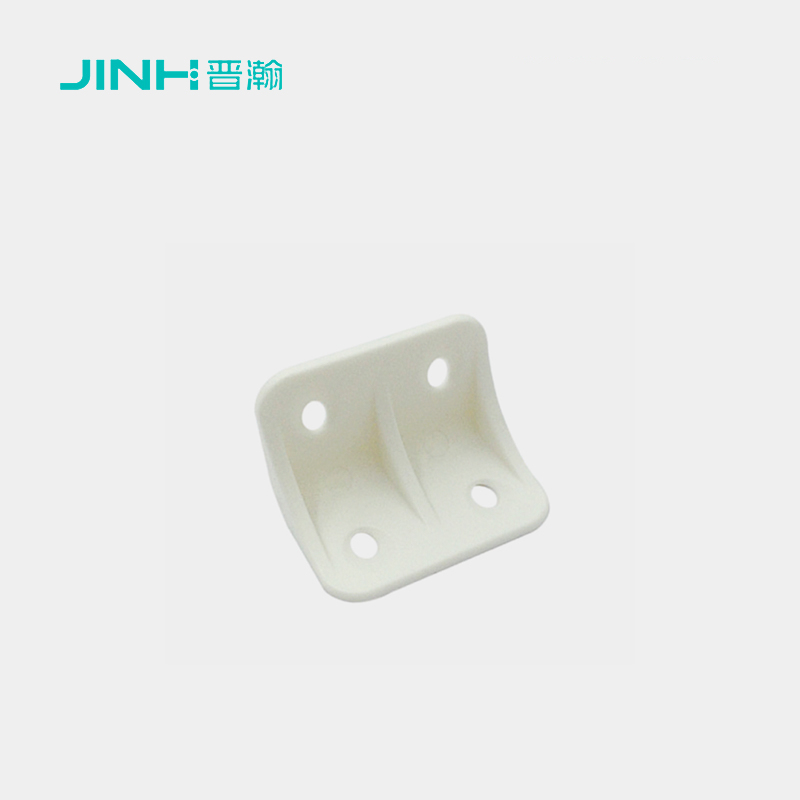 JINHAN JH-17008 Plastic Corner Brace 13x13mm High-Strength Hidden Mounting with Four Hole Design for Cabinet Wardrobe Furniture Panel Connections