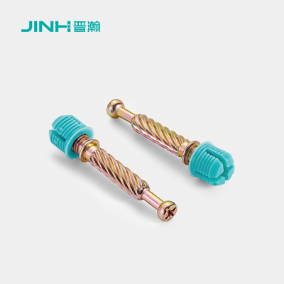 40mm Steel Minifix Connecting Bolts With Dowel, Connecting Fitting for rta furniture