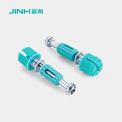 32mm Steel Minifix Spreading Bolts With Dowel, Furniture Fixing For Rta Furniture
