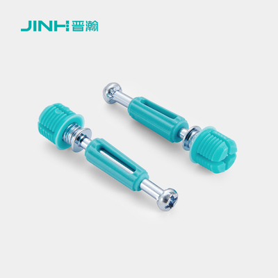 41mm Steel Minifix Spreading Bolts With Dowel, Furniture Connecting Fitting for cabinets