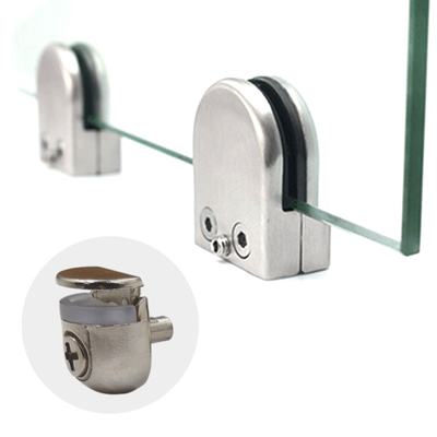 Semi Circular Glass Panel Clips OEM Customized For Glass Panels Installation