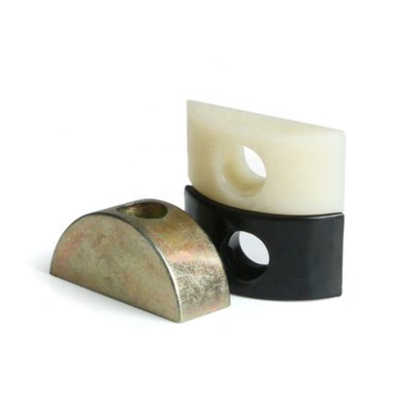 Boards Connecting 33mm Half Moon Nuts Plastic Connector For Panel Furniture