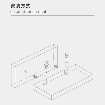 11*10.6mm Crystal Steel Plastic Shelf Pins, Furniture Cabinet Connector For Rta Furniture
