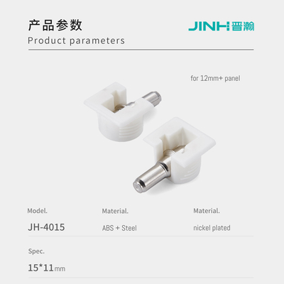 15*11mm steel abs Shelf Support Pin Pegs, Furniture Connector for panel furniture