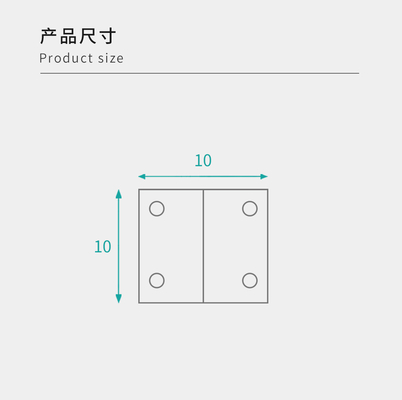 10*10mm Plastic Corner Brackets, Flat Pack Furniture Fitting For Panel Furniture
