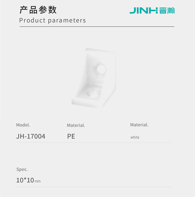 10*10mm Plastic Corner Brackets, Flat Pack Furniture Fitting For Panel Furniture