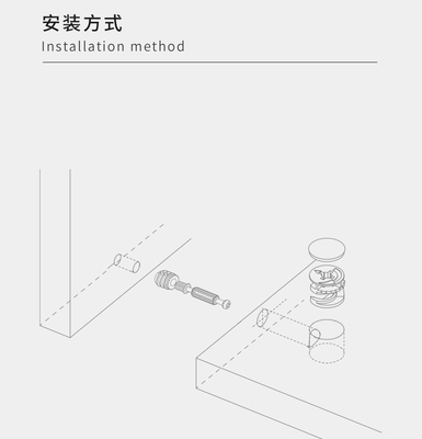 ODM Custom 10mm Screw Caps High Precision For Furniture Cabinet Connection