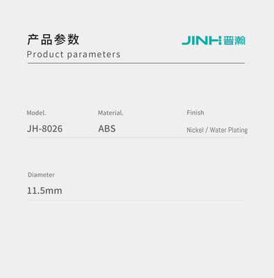 Diameter 11.5mm Black Screw Caps Connecting Fitting For Flat Packed Furniture