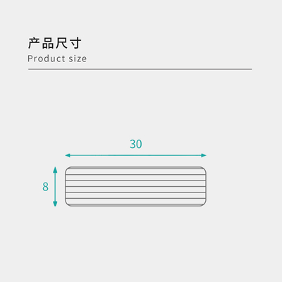 30mm Wooden Dowel Pins Adjustable Furniture Connecting Fitting For RTA Furniture