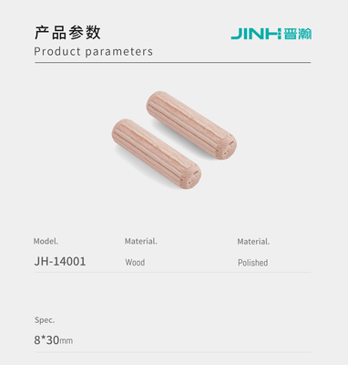 30mm Wooden Dowel Pins Adjustable Furniture Connecting Fitting For RTA Furniture