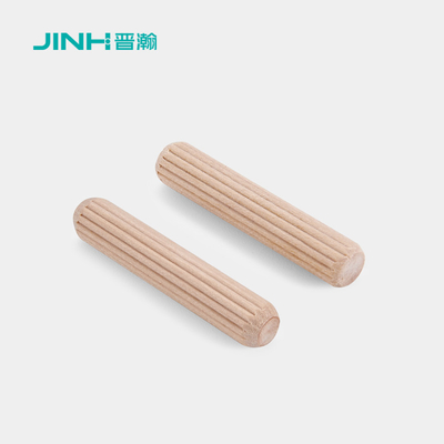 40mm Durable Fluted Wood Dowels High Precision For Knockdown Furniture