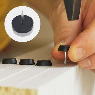 Double Layer 16mm Nail Furniture Glides Easy Assembly For RTA Furniture Feet