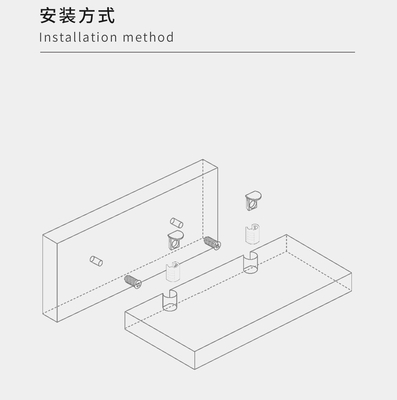 12mm Zinc Alloy Shelf Support Pegs Flat Packed Furniture Connecting Fitting