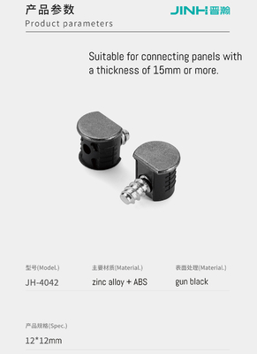 12mm Zinc Alloy Shelf Support Pegs Flat Packed Furniture Connecting Fitting