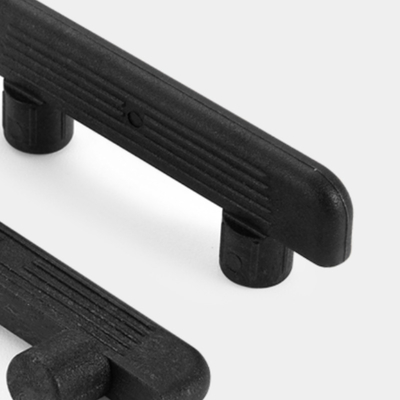 39.6mm Black Plastic Shelf Pegs OEM Customizable With Versatile Design