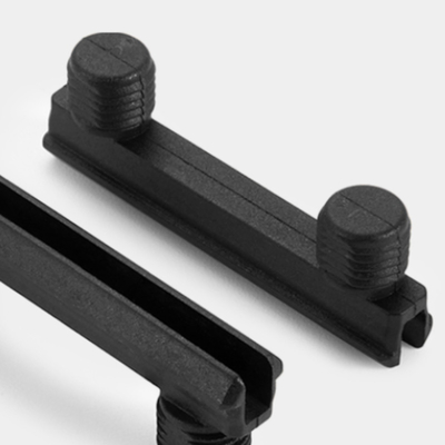 45.5mm Độ ổn định cao nhựa kệ chân Cabinet Fittings cho đồ nội thất RTA