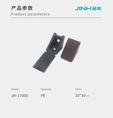 RTA Furniture Plastic Right Angle Bracket High Strength Customizable With Cover