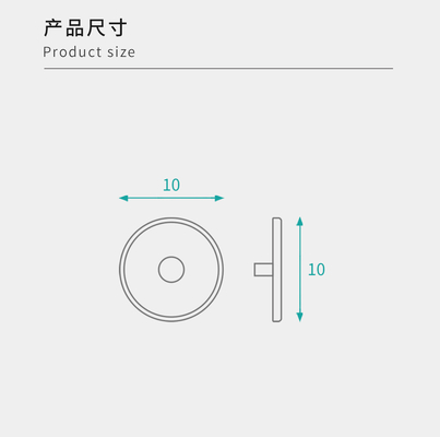 Plastic Diameter 10mm Screw Caps Versatile Fittings For Flat Pack Furniture