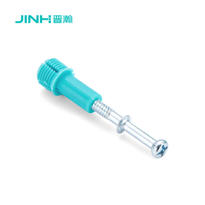 Steel Cam Fitting Screw 41mm Furniture Panel Connector With Long Lasting Stability