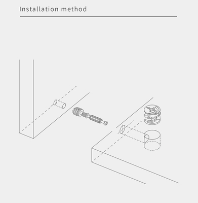 High Precision 40mm Cam Connector Screw Reliable Performance For Knockdown Furniture