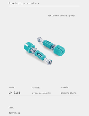 High Precision 40mm Cam Connector Screw Reliable Performance For Knockdown Furniture