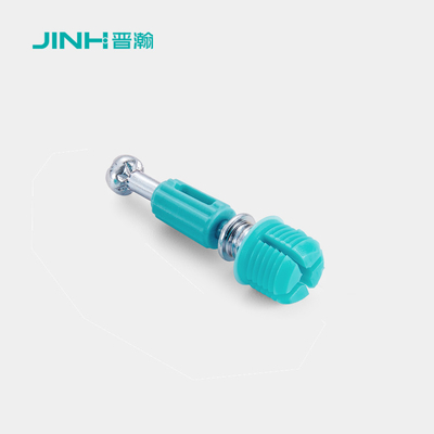 Blue Zinc Plated Minifix Connecting Bolts Wear Resistant With 40mm Length