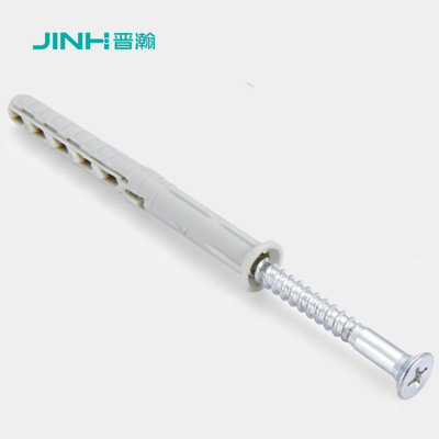 JH-12016 8x80mm Self-tapping Plastic Expansion Screw For Wall Easy Interior Decoration