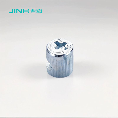 Black Nickel Plated Cam Lock Fitting, Cabinet Connector For Rta Furniture