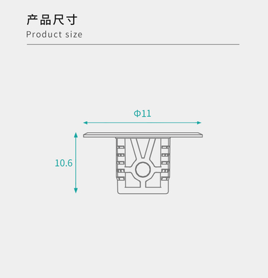 Crystal Steel Shelf Pegs Robust Furniture Connecting Fittings For Flat-Pack Assembly