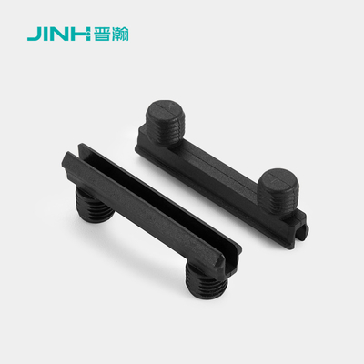 Heavy-Duty Black Plastic Shelf Pegs For Knockdown Furniture, Professional-Grade Panel Support Hardware
