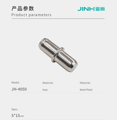 Industrial Steel Shelf Pegs For Contemporary Knockdown Furniture, Premium Metal Connection Components