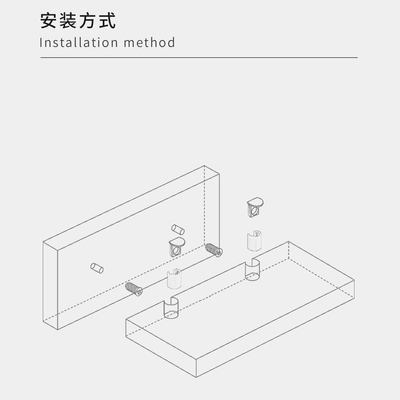 Compact Plastic Shelf Pegs For Panel Furniture Systems, Universal Ready-To-Assemble Cabinet Hardware