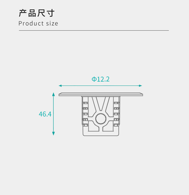 Extended Length Zinc Alloy Shelf Pegs for Flat-Packed Furniture, Heavy-Duty Assembly Components