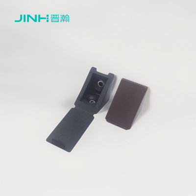 10x10mm Plastic L-Brackets With Cover, Fitting For Rta Furniture