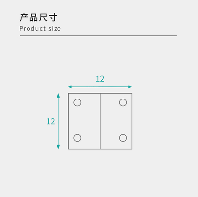 12x12mm Plastic L-Brackets With Cover Essential Hardware for Flat-Pack Furniture and Shelving Units