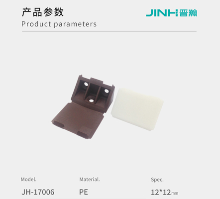 12x12mm Plastic L-Brackets With Cover Essential Hardware for Flat-Pack Furniture and Shelving Units