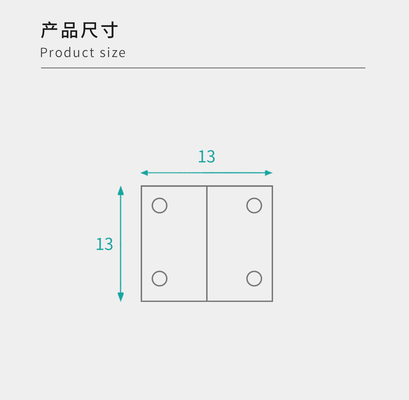 13x13mm Plastic L-brackets, Cabinet Connector for Flat-Pack Furniture