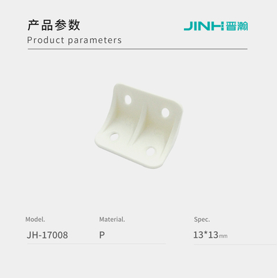 13x13mm Plastic L-brackets, Cabinet Connector for Flat-Pack Furniture