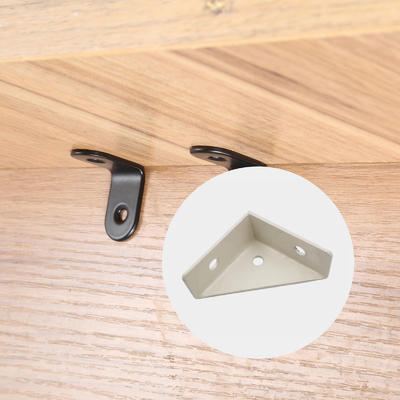 KD Furniture Metal L-brackets with 3 holes Strengthening Cabinet Frames 92x66x18.5mm