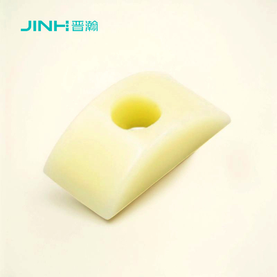 33x11mm Plastic Half Moon Washers Simple Installation for Knock-Down Furniture Designs