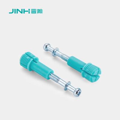 Jh-2064 Precision Cam Dowel Screw 40mm Heavy-Duty Panel Joining Dowel For Flat Pack Furniture Systems
