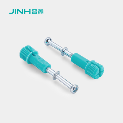 Jh-2138 Reinforced Cam Dowel Screw 36mm Zinc-Plated Panel Linking Rod For Ready To Assemble Furniture