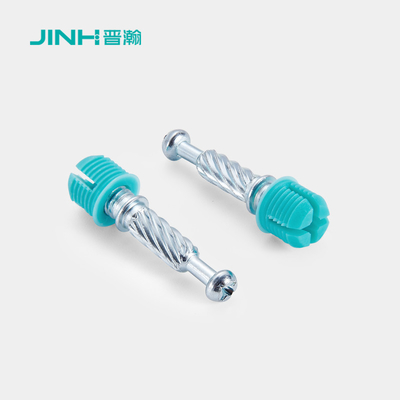 Jh-2148 Mini Cam Screw Cam Bolt Dowel 32mm Space-Saving Furniture Coupler For Flat-Packed Storage Units