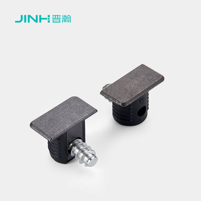 Jh-4037 Zinc Alloy Shelf Support Pins Layer Board Support, 12x12mm For 15mm+ Furniture Panels, Electroplated Finish