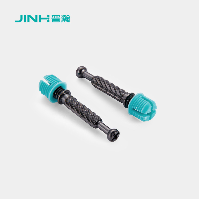 40mm Steel Minifix Spreading Bolts With Dowel, Furniture Fixing for flat packed furniture