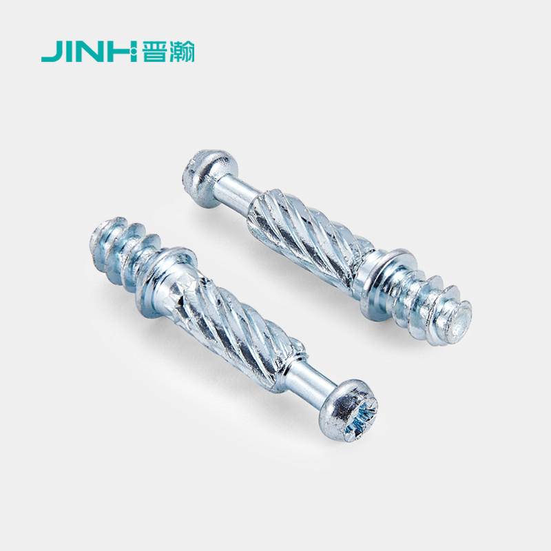 32mm Steel Minifix Spreading Bolts With M6 Thread, Furniture Connecting Fitting for rta furniture