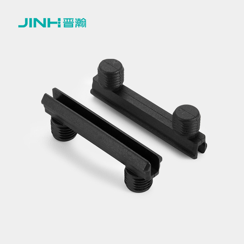 45.5*7.8mm plastic Shelf Holders in black, furniture fixing for rta furniture