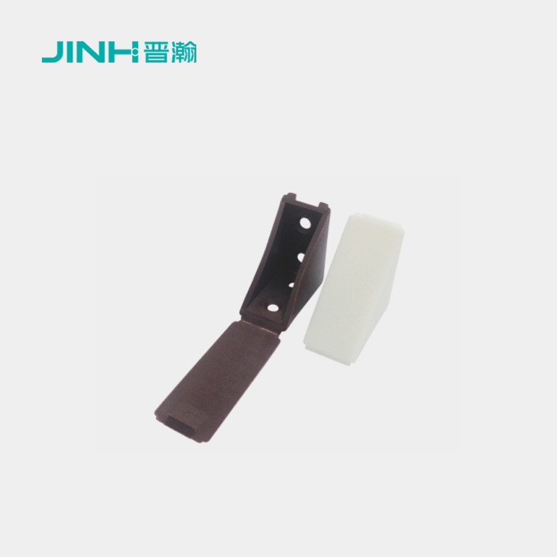 10*28mm Plastic Corner Brackets With Cover, Flat Pack Furniture Fitting For Cabinet Furniture