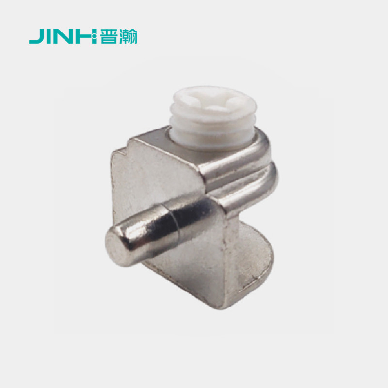 C Shape Glass Panel Clips Cabinet Fittings High Precision For 8 Thickness Glass