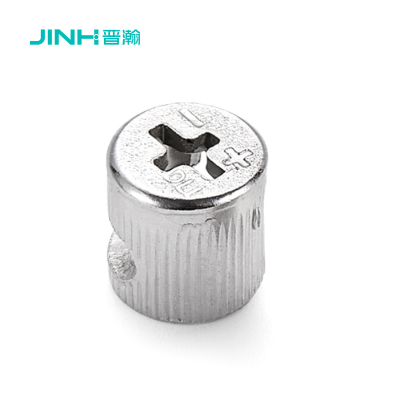 H13.5mm Minifix Cam Lock Cold Rolled Steel Connector For KD Furniture
